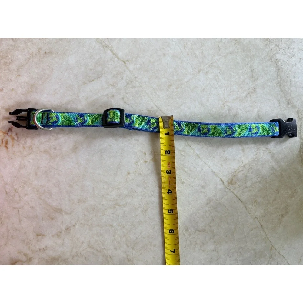 Lupine Pet Dog Collar Earth Day - 3/4 Inch width NWOT 13-22